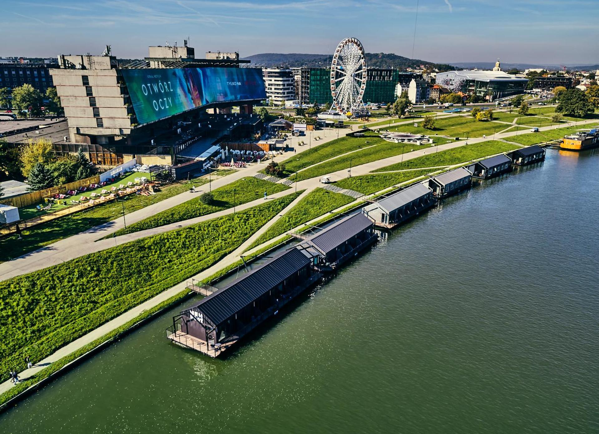 New Port - Hotel na Wiśle Krakau Buitenkant foto